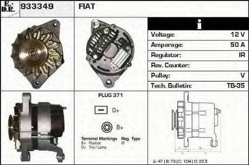 EDR 933349 - Alternator furqanavto.az