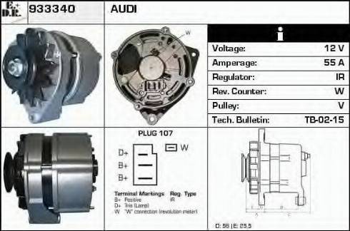 EDR 933340 - Alternator furqanavto.az