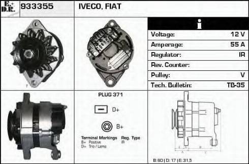 EDR 933355 - Alternator furqanavto.az