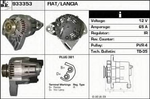 EDR 933353 - Alternator furqanavto.az