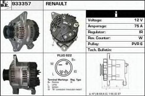 EDR 933357 - Alternator furqanavto.az