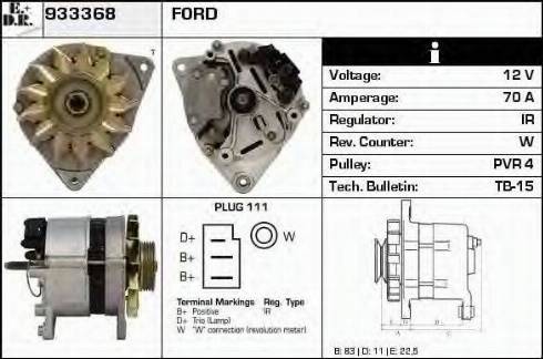 EDR 933368 - Alternator furqanavto.az