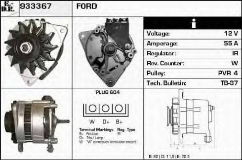 EDR 933367 - Alternator furqanavto.az