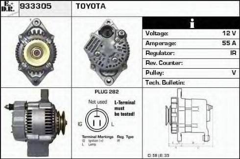 EDR 933305 - Alternator furqanavto.az