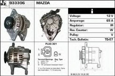 EDR 933306 - Alternator furqanavto.az