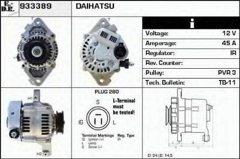 EDR 933389 - Alternator furqanavto.az