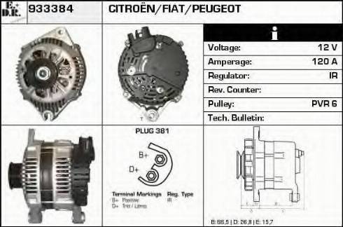 EDR 933384 - Alternator furqanavto.az