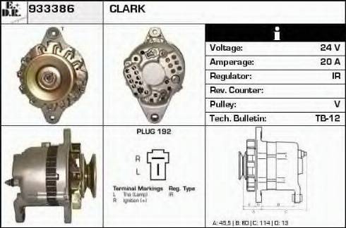 EDR 933386 - Alternator furqanavto.az