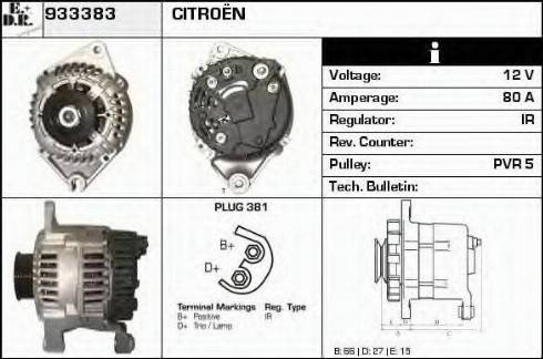 EDR 933383 - Alternator furqanavto.az