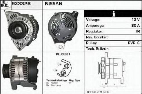 EDR 933326 - Alternator furqanavto.az