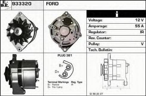 EDR 933320 - Alternator furqanavto.az