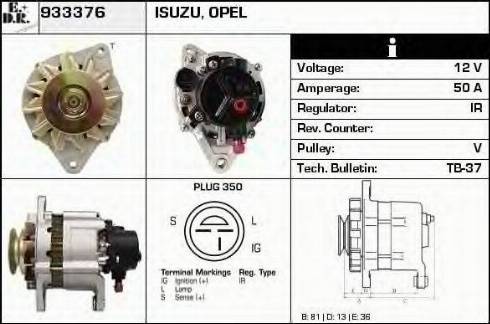 EDR 933376 - Alternator furqanavto.az