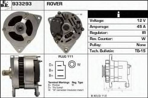EDR 933293 - Alternator furqanavto.az