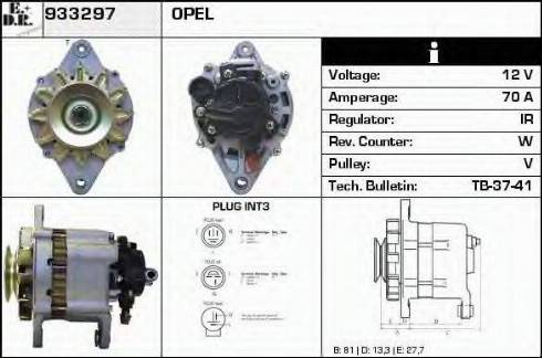 EDR 933297 - Alternator furqanavto.az