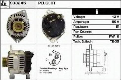 EDR 933245 - Alternator furqanavto.az