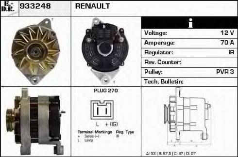 EDR 933248 - Alternator furqanavto.az