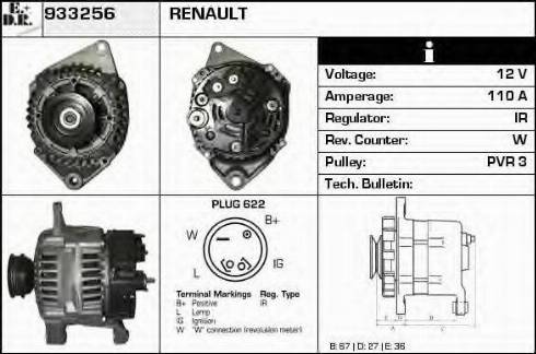 EDR 933256 - Alternator furqanavto.az