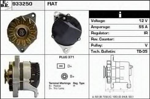 EDR 933250 - Alternator furqanavto.az