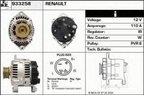 EDR 933258 - Alternator furqanavto.az