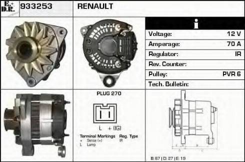 EDR 933253 - Alternator furqanavto.az