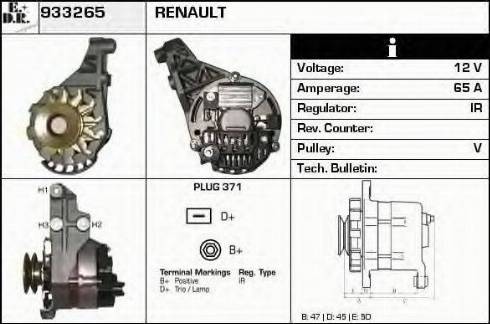 EDR 933265 - Alternator furqanavto.az