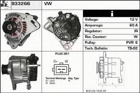 EDR 933266 - Alternator furqanavto.az