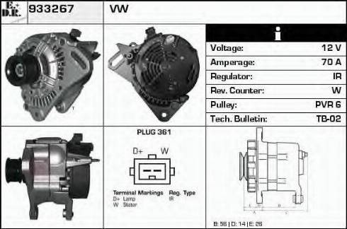 EDR 933267 - Alternator furqanavto.az