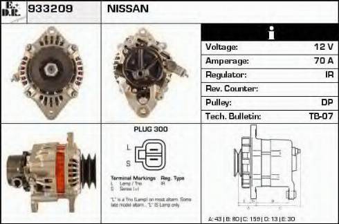 EDR 933209 - Alternator furqanavto.az