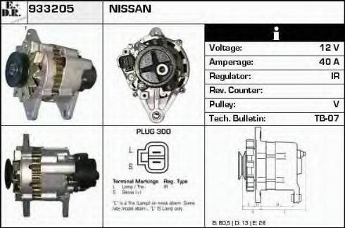 EDR 933205 - Alternator furqanavto.az