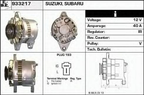 EDR 933217 - Alternator furqanavto.az