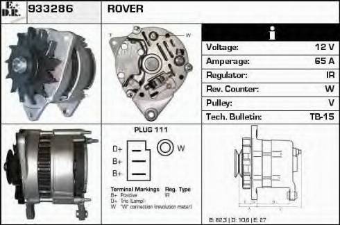 EDR 933286 - Alternator furqanavto.az