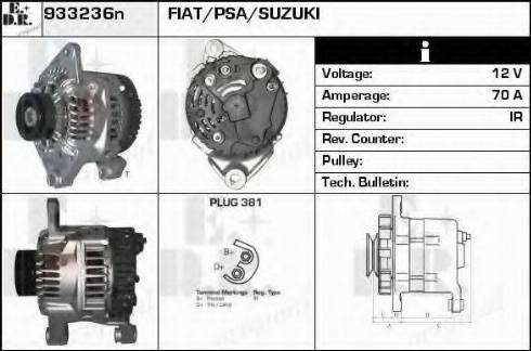 EDR 933236N - Alternator furqanavto.az