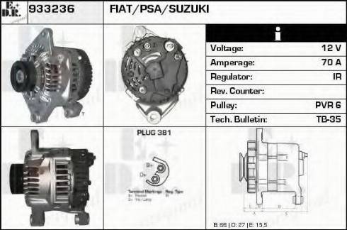 EDR 933236 - Alternator furqanavto.az