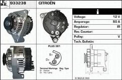 EDR 933238 - Alternator furqanavto.az