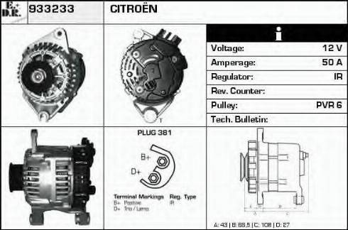 EDR 933233 - Alternator furqanavto.az