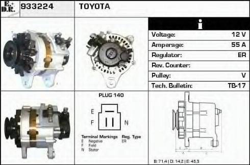 EDR 933224 - Alternator furqanavto.az