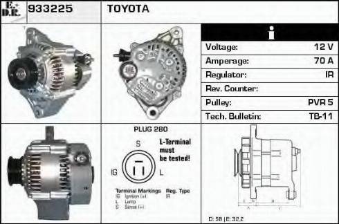 EDR 933225 - Alternator furqanavto.az