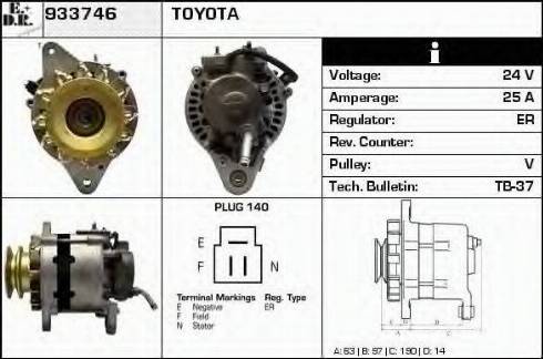 EDR 933746 - Alternator furqanavto.az