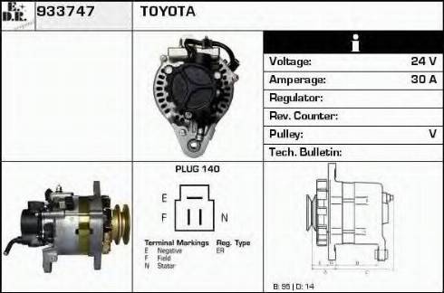 EDR 933747 - Alternator furqanavto.az