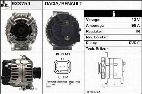 EDR 933754 - Alternator furqanavto.az