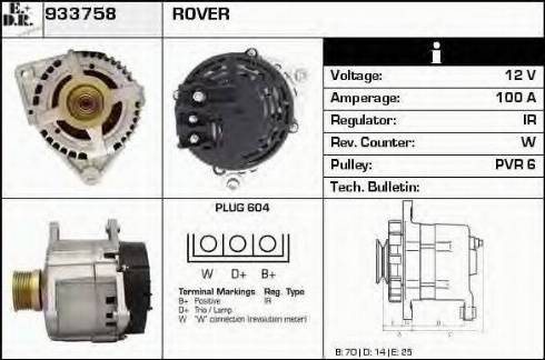 EDR 933758 - Alternator furqanavto.az