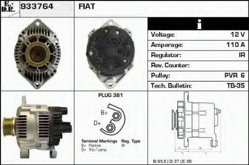 EDR 933764 - Alternator furqanavto.az