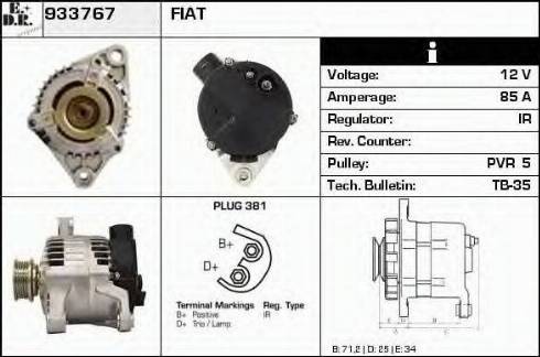 EDR 933767 - Alternator furqanavto.az