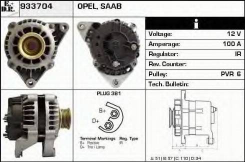 EDR 933704 - Alternator furqanavto.az