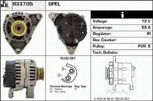 EDR 933705 - Alternator furqanavto.az