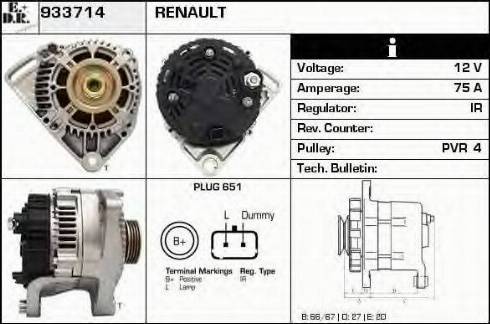 EDR 933714 - Alternator furqanavto.az