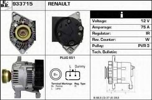 EDR 933715 - Alternator furqanavto.az