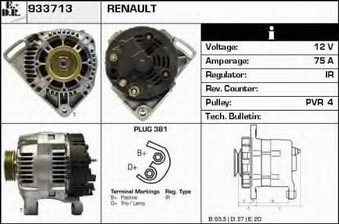 EDR 933713 - Alternator furqanavto.az