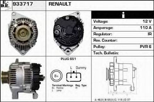 EDR 933717 - Alternator furqanavto.az