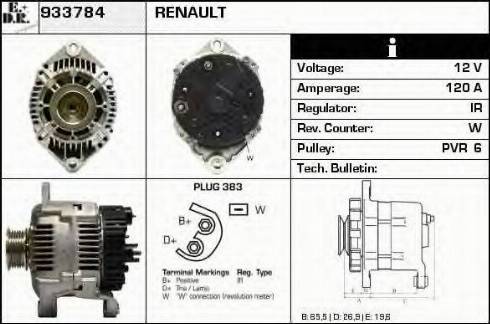 EDR 933784 - Alternator furqanavto.az